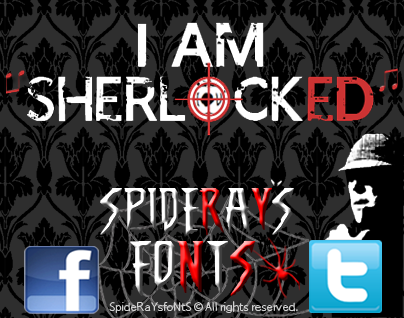 I AM SHERLOCKED font